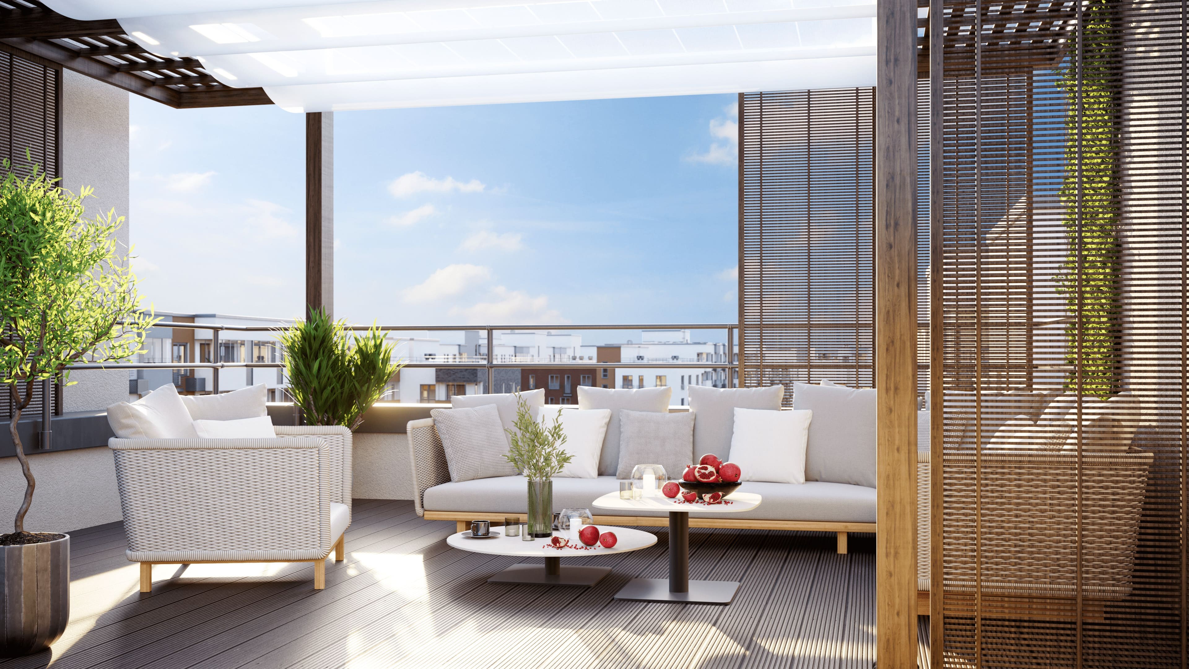 Террасы — Лоты на последних этажах с выходом на собственную террасу